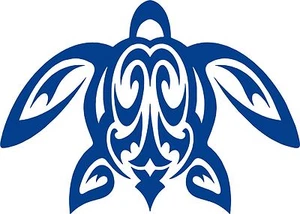 Tribal Turtle Ocean Sea Pet Car Truck Window Graphic Design Vinyl Decal Sticker - Picture 1 of 2