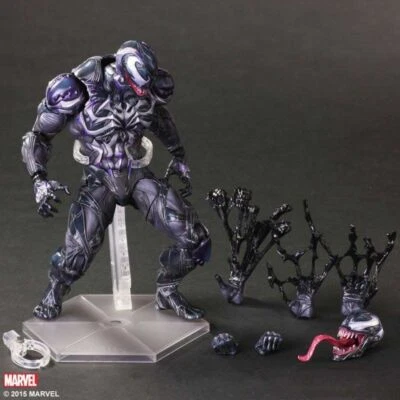PLAY ARTS KAI VENOM MARVEL UNIVERSE PVC COLLECTION MODEL ACTION FIGURES TOY GIFT - image 1 of 4