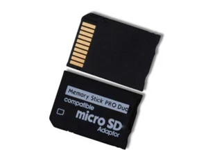 Micro SD SDHC TF to Memory Stick MS Pro Duo PSP Adapter Converter Card - Bild 1 von 10