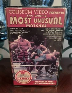 VHS WWF’s Most Unusual Matches 1985 Coliseum Video Wrestling Jimmy Snuka WWE 80s - Bild 1 von 4