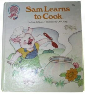 Sam Learns to Cook Lisa DeMauro, Chi Chung, 1988, Vintage Kids Book Good Used - Picture 1 of 3