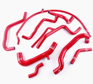 Manguera de radiador de refrigerante de silicona roja para Golf MK3 Jetta A3 VR6 2.8 2.9 MT AAA/ABV - Imagen 1 de 11