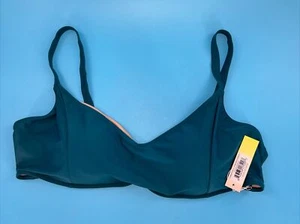 Summersalt Women’s Plus Bikini Top Sz 18, Blue/Green (seaweed) NWT  - Picture 1 of 3
