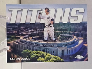 2023 Topps Chrome Update Aaron Judge Titans Yankees - Picture 1 of 2