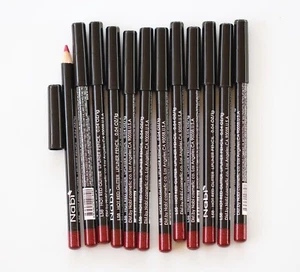 12 pcs NABI L58 HOT RED GLITTER Lip Liner Lipliner Pencil  - Picture 1 of 2