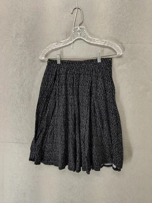 Falda Lularoe para mujer grande negra blanca elástica plisada patrón geométrico Foto 1 de 4