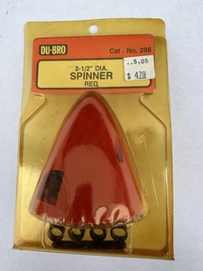DU-BRO Red 2-1/2 Inch 2-Blade Spinner DUB286 RC Glow Airplane - Picture 1 of 1