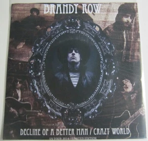 Brandy Row ‎– Decline Of A Better Man 7" LIMITED EDITION U.S. TOUR 2014 Punk - Picture 1 of 4