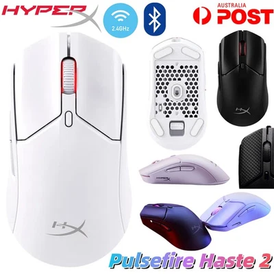 HYPERX Wireless Gaming Mouse Pulsefire Haste 2 2.4G Bluetooth Optical Laptop PC - Image 1 of 4