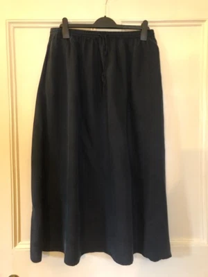 LA REDOUTE - Navy maxi skirt  - 16 - silky fabric -worn once - Image 1 of 3