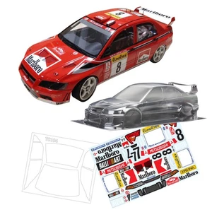 TC104 Mitsubishi Lancer Evo Marlboro Tamiya Chassis TT01 TT02 TL01 TA03 - Bild 1 von 1