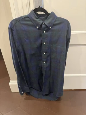 Gitman Bros Vintage Men’s Shirt, Size Large Black Watch Plaid Made In USA - Image 1 of 3