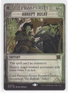 #34 Abrupt Decay 2024 Breaking News Rare - Picture 1 of 2