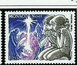 Monaco Num 1299 MNH Noël Crib Year 1981 - Imagen 1 de 1