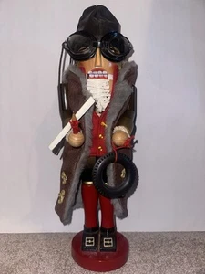 1999 Steinbach White Santa 17" Nussknacker Germany S877 Herr Studebaker - Bild 1 von 8