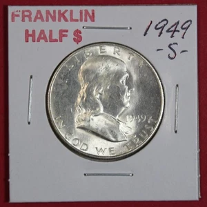 1949-S FRANKLIN HALF DOLLAR   *UNCIRCULATED* - Picture 1 of 2
