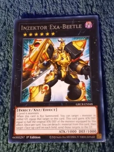 2022 Yu-Gi-Oh! - GRCR-EN048 Inzektor Exa-Beetle ~ The Grand Creators 1st Edition - Picture 1 of 2