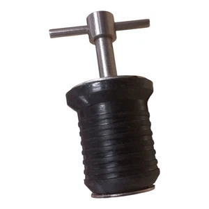 Edelstahl Nabelkappe mit Dichtung Durchmesser 22 mm Boot - Bild 1 von 6