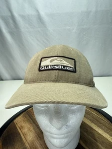Quicksilver Snapback Hat Head Trip Tan Corduroy Made In USA Vintage 90s Y2K - Picture 1 of 10