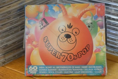 Super 70s Pop 3 CD Box Set Compilation ABBA Boney M ELO Donna Summer 60 Hits - Image 1 of 2