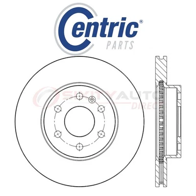 Centric C-TEK Disc Brake Rotor for 2015-2018 Chevrolet Colorado 2.5L 2.8L bo Foto 1 de 4
