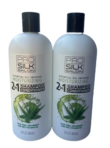 2XPro Silk Salon 2 in 1 Shampoo&Conditioner Aloe Vera, Spearmint &Pro-Vitamin B5 - Picture 1 of 6