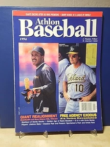 BARRY BONDS TONY LA RUSSA TONY GWYNN 1994 ATHLON BASEBALL PREVIEW - Picture 1 of 5