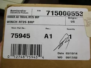 Can Am OEM New RT25 winch kit 715000553 ATV outlander - Picture 1 of 2