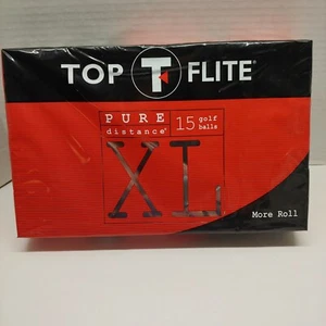 Top Flite XL Pure Distance Box mit 15 weiteren Rollen Golfbällen, ungeöffnet - Bild 1 von 2
