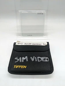 Tiffen 4x4" Ultra Contrast Filter Density/Grade 1/4 Generates No Flare/Halation - Picture 1 of 7