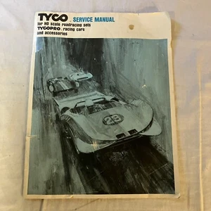 Manual de servicio de autos de carreras vintage Tyco TycoPro escala HO ¡Envío gratuito! - Imagen 1 de 4