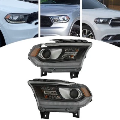 Xenon/HID Headlight For 2016-2020 Dodge Durango Headlamp with LED DRL Left/Right - Imagem 1 de 4