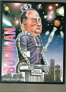 SCOTTY BOWMAN The Detroit Free Press Detroit Red Wings 8x10 Collector Card! - Bild 1 von 1