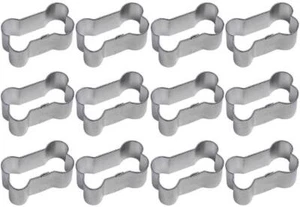 1 Dutzend 2 Zoll Hundeknochen Ausstechformen Welpen Leckerli Metall Hergestellt in den USA - Bild 1 von 9