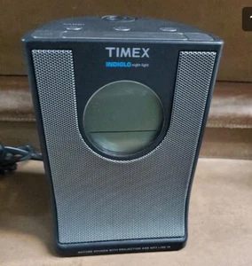 Timex T436B Indiglo Projection Alarm Clock AM/FM Radio Nature Sounds MP3 Line in - Picture 1 of 2