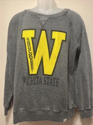 SUDADERA MUJER WITCHITA STATE SHOCKERS AZUL MARCA 84 CREW GRANDE Foto 1 de 4