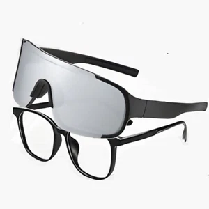 UV400 Sunglasses goggle Cover Put Over Fit Wear On Glasses Bike Cycling Driving - Picture 1 of 9