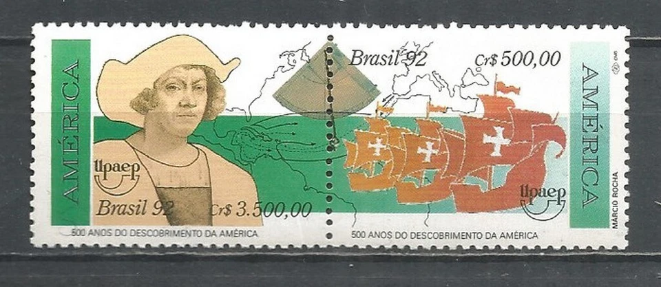 Brazil 1992 year mint stamps MNH(**)  ships - Image 1 of 1