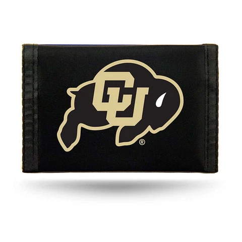 Colorado Buffaloes Nylon Tri-Fold Wallet Cover