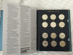 1948 to 1963 Franklin Silver Half Dollar Complete 35 Coin Set BU - Picture 1 of 3