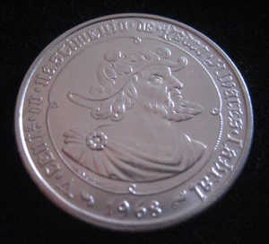 MDS PORTUGAL 50 ESCUDOS 1968 "PEDRO ALVARES CABRAL", PLATA #I - Imagen 1 de 2