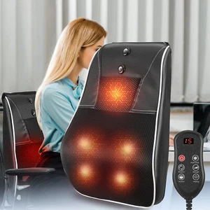 Rückenmassagegerät Massagematte Wärmefunktion Vibration Heizfunktion Zuhause DE - Bild 1 von 17