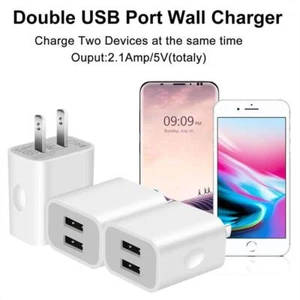 Universal Travel 5V 2A Dual USB AC Wall Home Charger Power Adapter AU Plug Phone - Picture 1 of 18