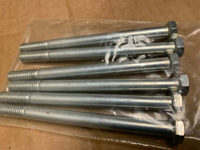J.B.S SIX (6) GENUINE STAINLESS STEEL HEX HEAD BOLTS 5/16"-18 x 5" Long