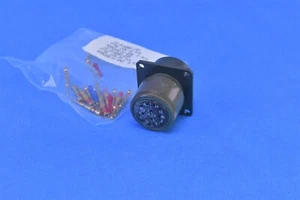 Amphenol Mil-Spec 12 Position Circular Connector Receptacle 7.5 A MS3120E14-12P - Picture 1 of 5