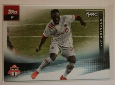2021 Topps MLS Soccer AYO AKINOLA RC Rookie Card #98 Toronto FC - Image 1 of 2