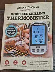 Grilling Traditions Wireless Grilling Thermometer New In Box Camping Tailgating - Picture 1 of 6