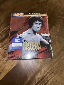 Enter the Dragon w. Steelbook (4K UHD Blu-ray, Import, 1973) *NEW/SEALED* - Picture 1 of 17
