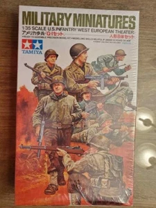 TAMIYA MODELS 1:35 SCALE WWII U.S. INFANTRY WEST EUROPEAN THEATER SET - NEW - Picture 1 of 3
