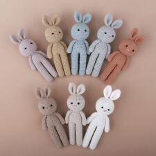 Crochet  for Baby Rabbit Stuffed Animal Cute Infant Toy for Boys and Girls